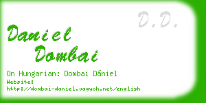 daniel dombai business card